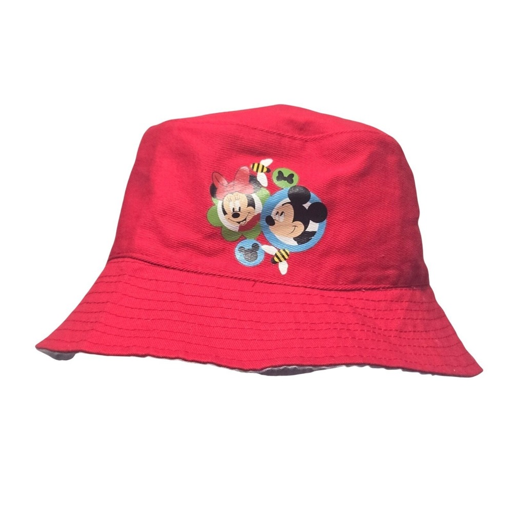 Disney Mickey Minnie Mouse Red Bucket Hat BB Designs Target One Size